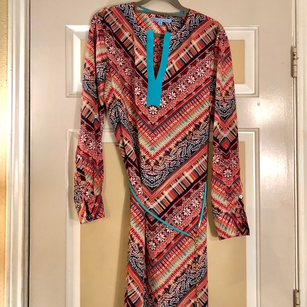 6 Antonio Melanie Thin Colorful Beautiful Dress